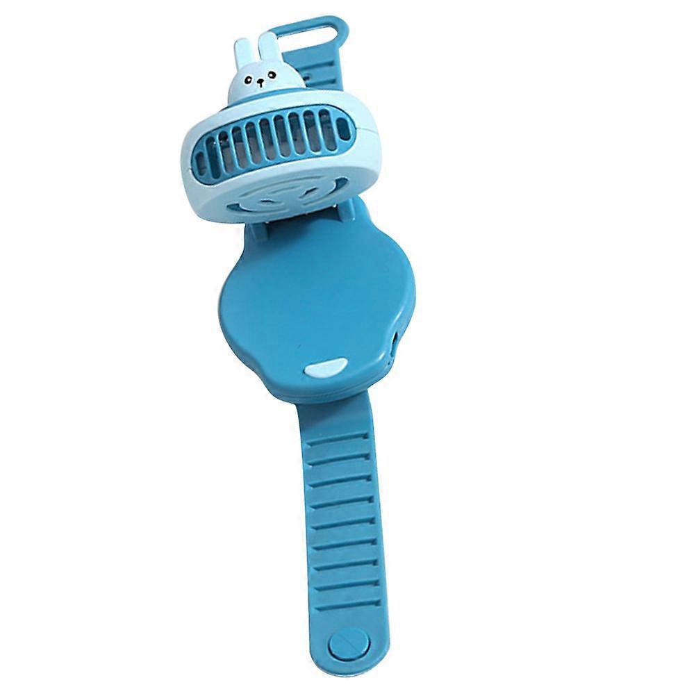 Compact Mini Hand Fan With USB Charging Feature For Children In Blue For Outdoors 1Pack