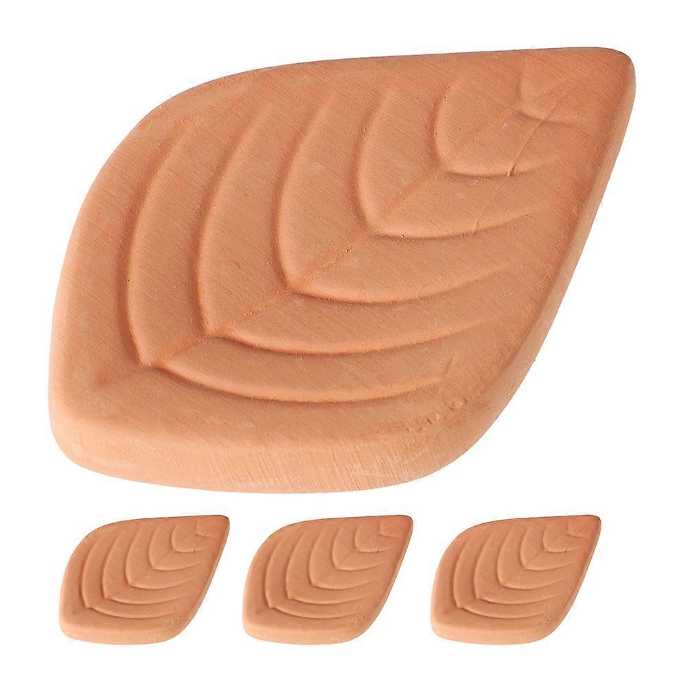 Reusable Leaf Shaped Sugar Saver 4Pcs Brown Sugar Keeper For Food Containers Portable Use Orange