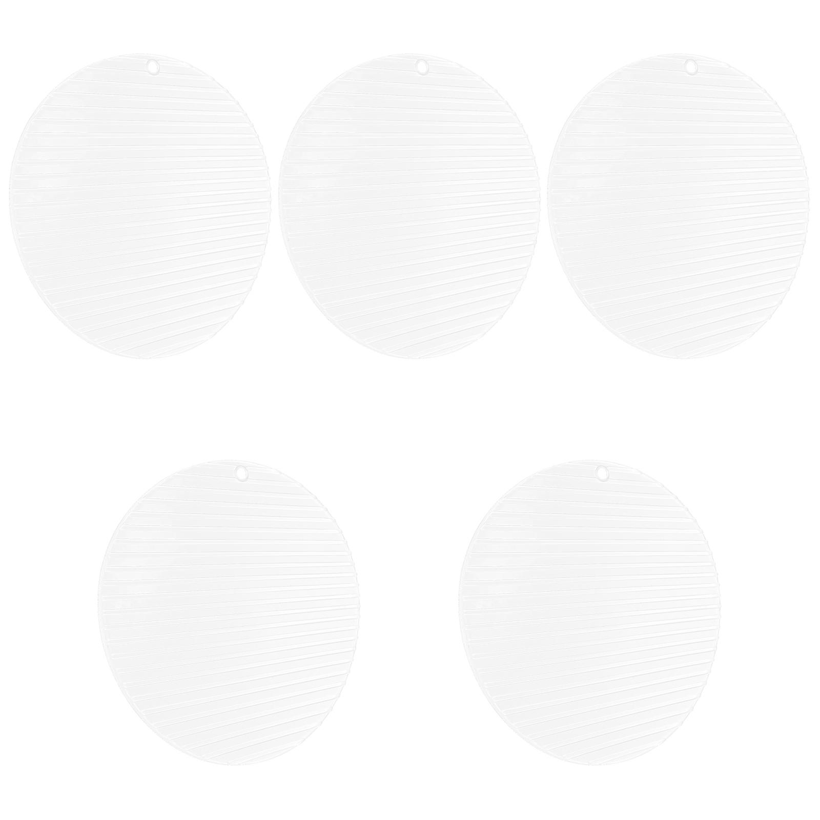 Dumpling Board Tray Square Minimalist Design Cooking 32.50X32.50X0.70CM Transparent 5Set