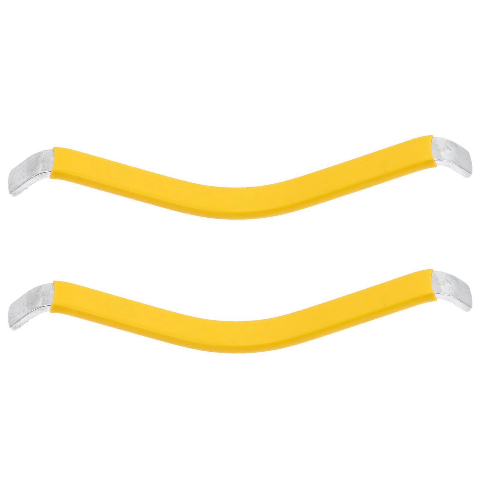 Guitar String Spreader 2Pcs Guitar Maintenance Tools Professional Guitarists 9X1.5Cm Yellow String Organization