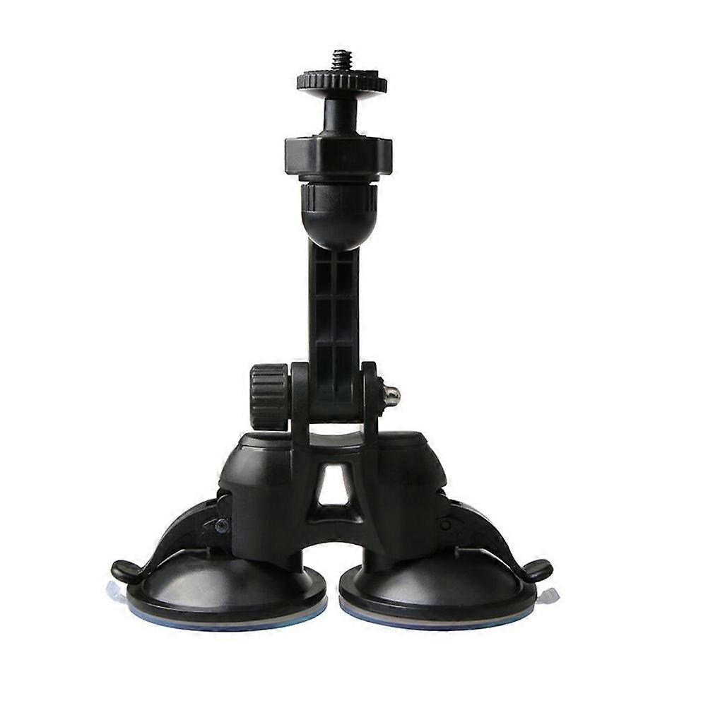 Car Strong Double Suction Cup Bracket for Dash Cam Driving Recorder Durable Universal Mount Compatible with SJCAM and Other Action Cameras