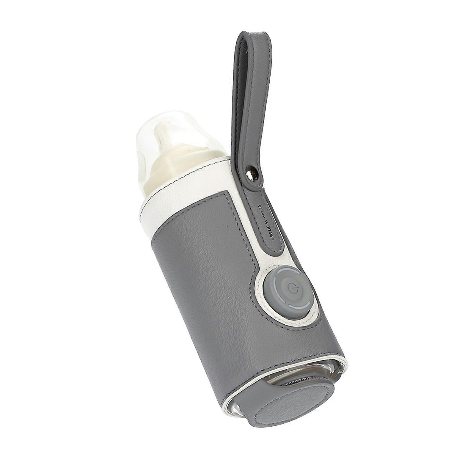 Portable Baby Bottle Warmer 3 Levels Constant Temperature Warming for Breastfeeding Night Feeding Daily Use Travel