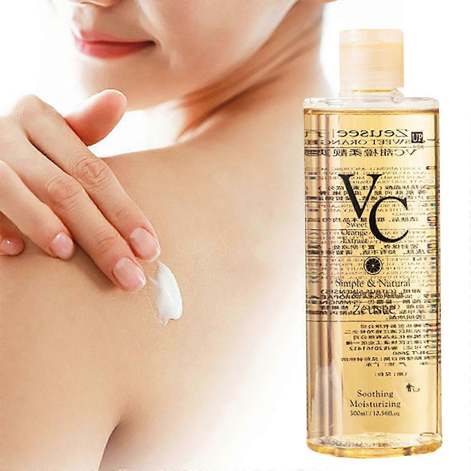 VC Toner Refreshing Hydrating Rejuvenating Wet Compress Essence Moisturizing Water Lotion 300ml