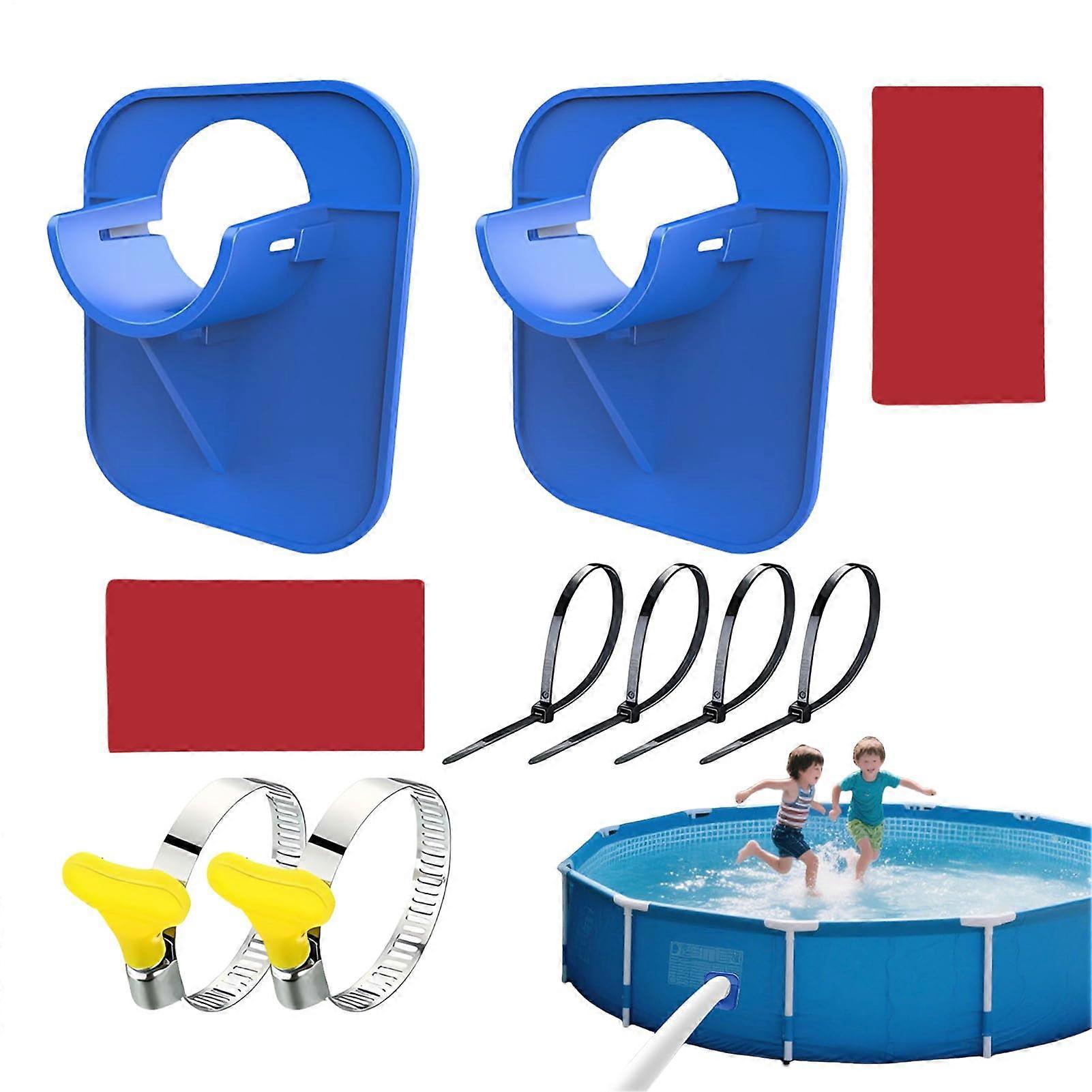 Swimming Pool Hose Holder – Hose Holder for Pool Garden Hose Holder by Tuyasu Pool with Cable Ties