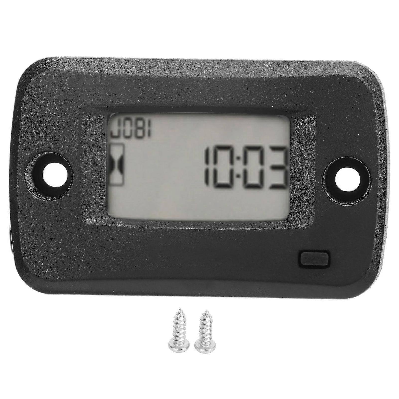 Wireless digital hour meter vibration activated for motorcycle ATV lawn mower