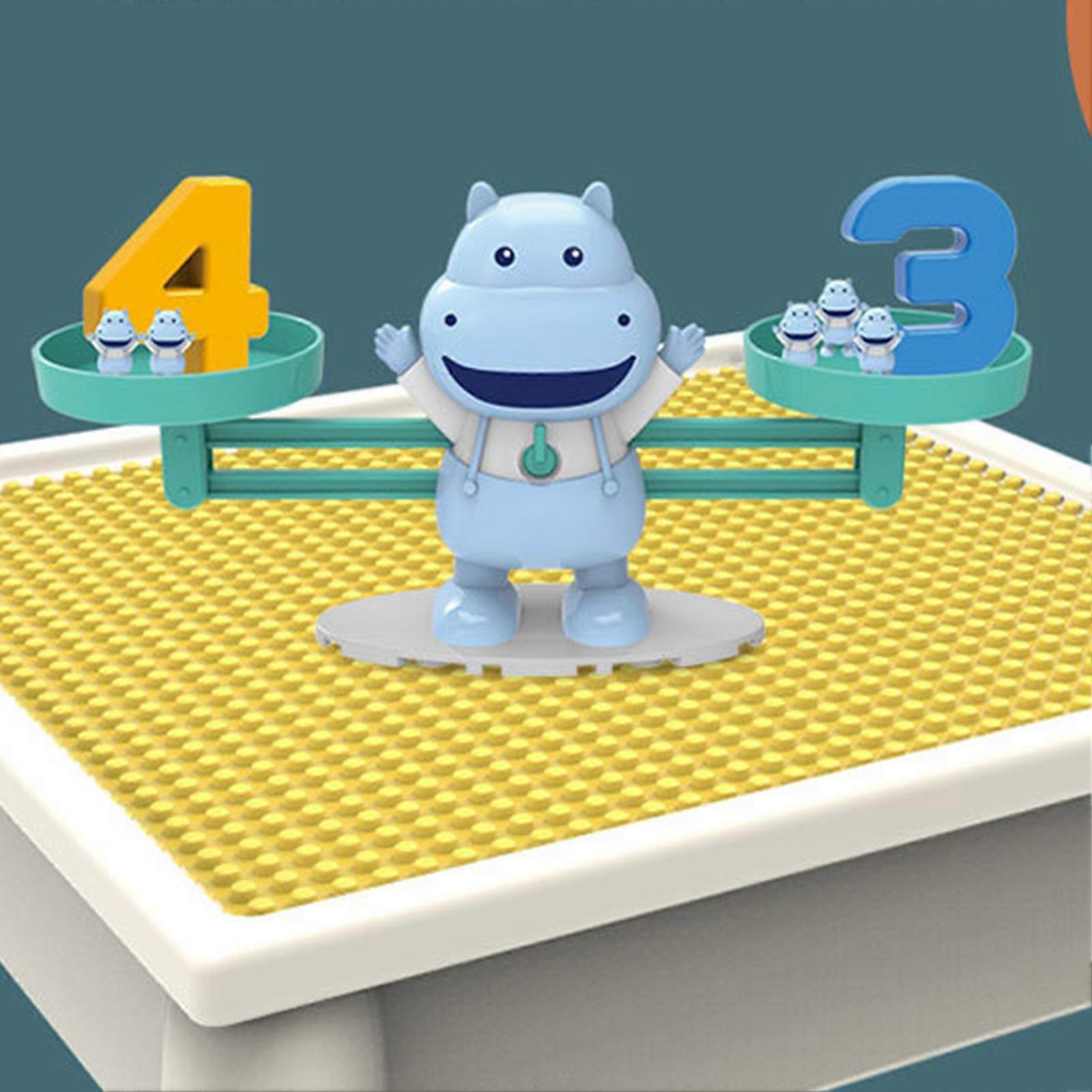 Educational nce Scale Cute Animal Cartoon Parent Child Interactive Math Enlightenment Toys BY-802