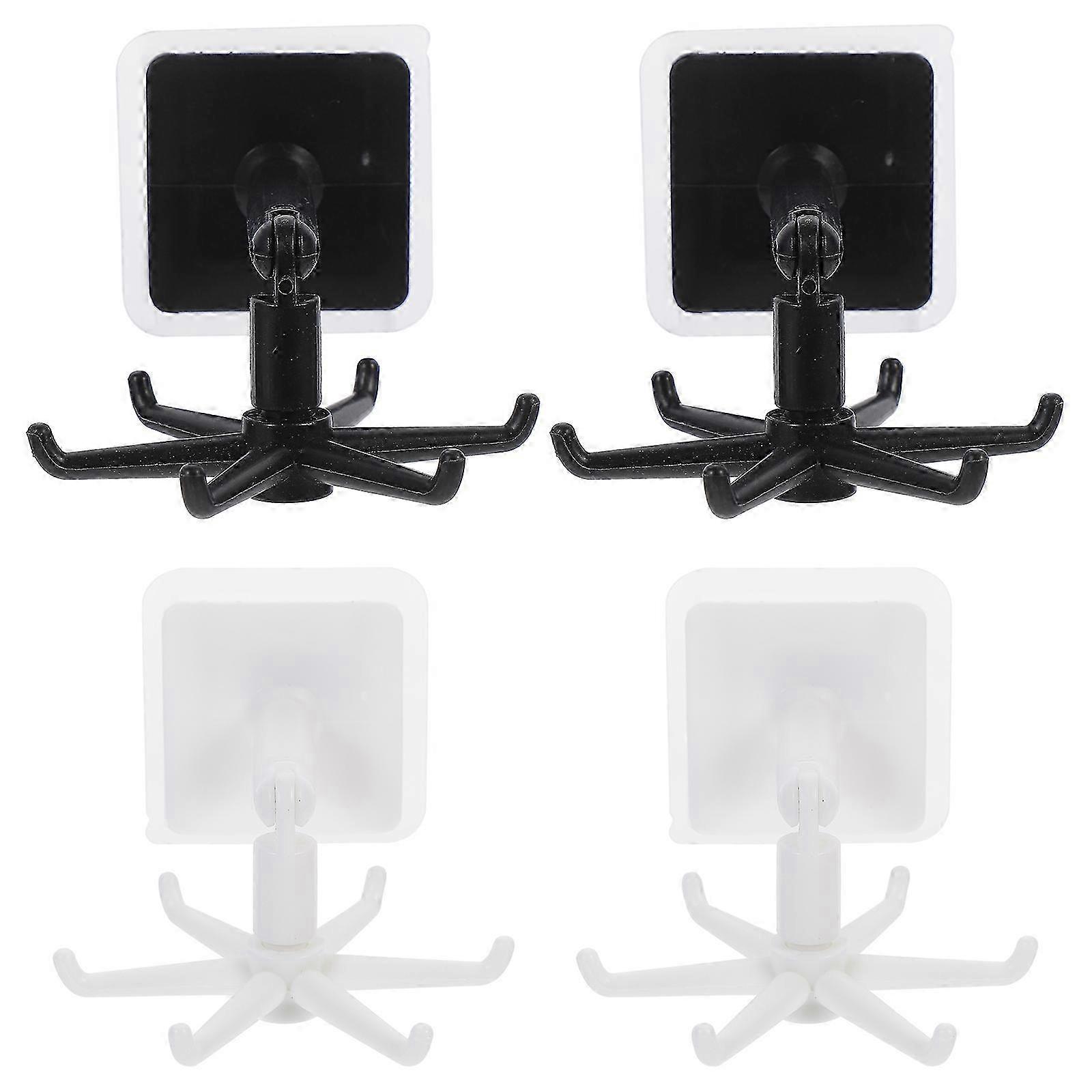 معلقة أواني المطبخ الرف أواني شماعات أواني المطبخ المثبتة على الحائط 4 قطع