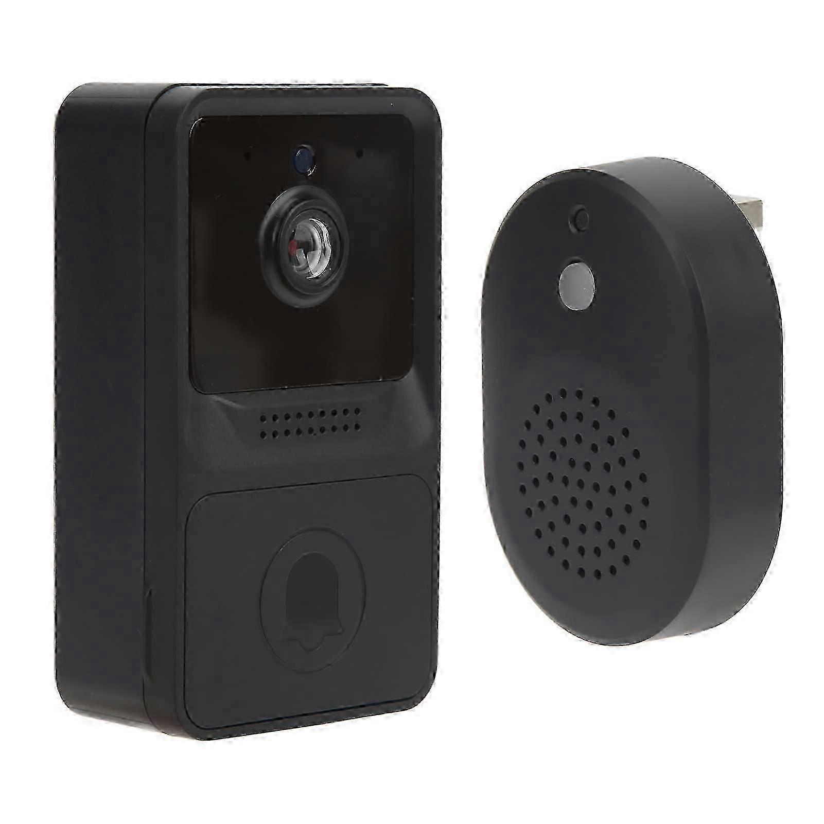 Wireless WiFi Doorbell Camera with Motion Detection, Two-Way Audio & Chime