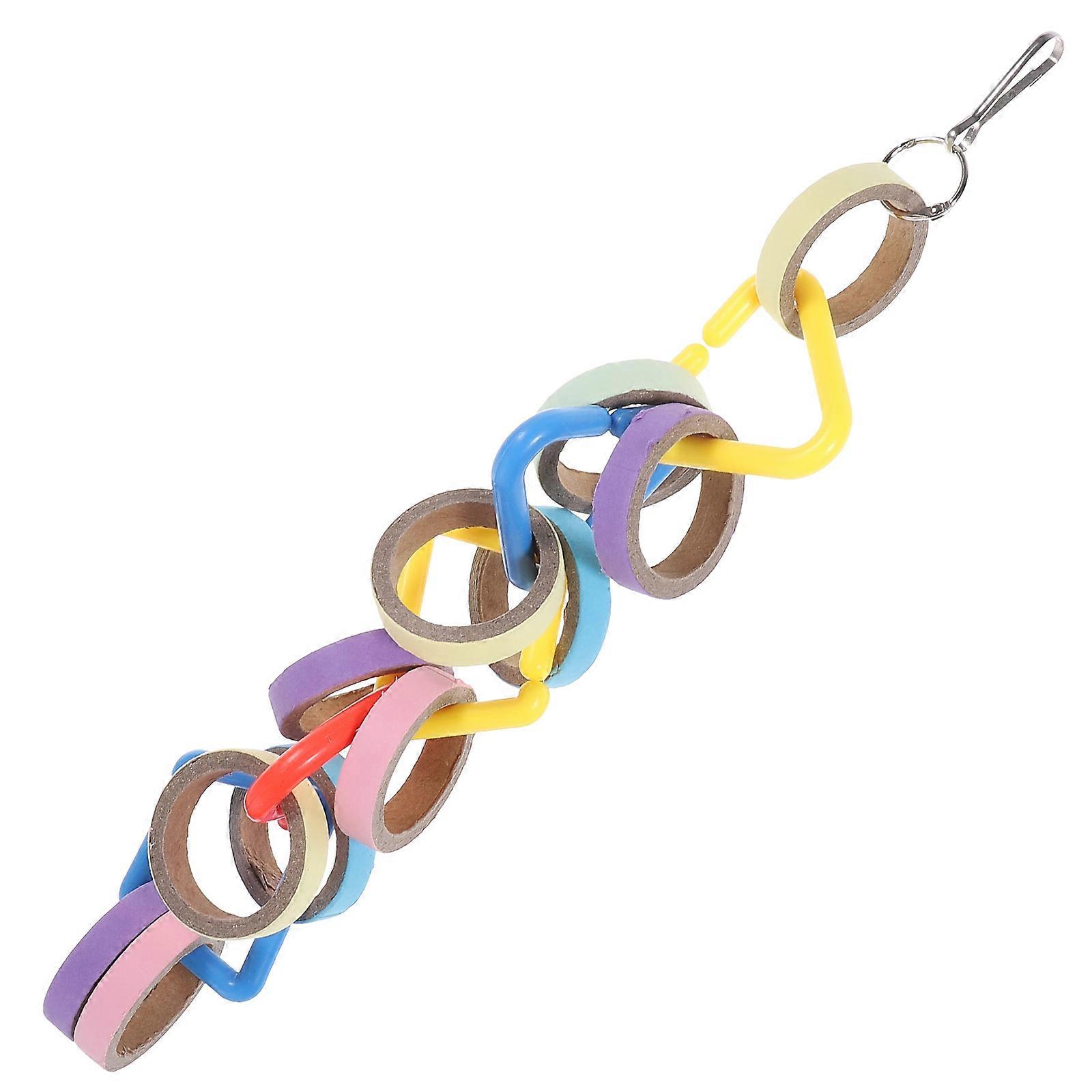 Bird Hanging Toy For Birds Parrots Ideal For Bird Playtime And Cage Ornament Assorted Color 1Set