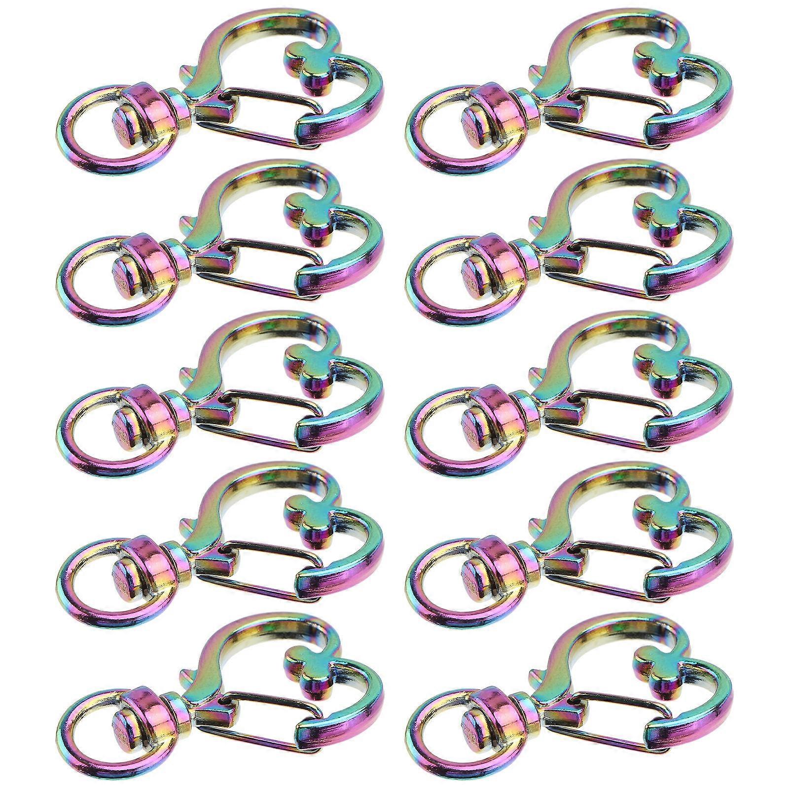 Alloy Heart Shape Key Chain Multi Color for Decoration with Strong and Durable Material
