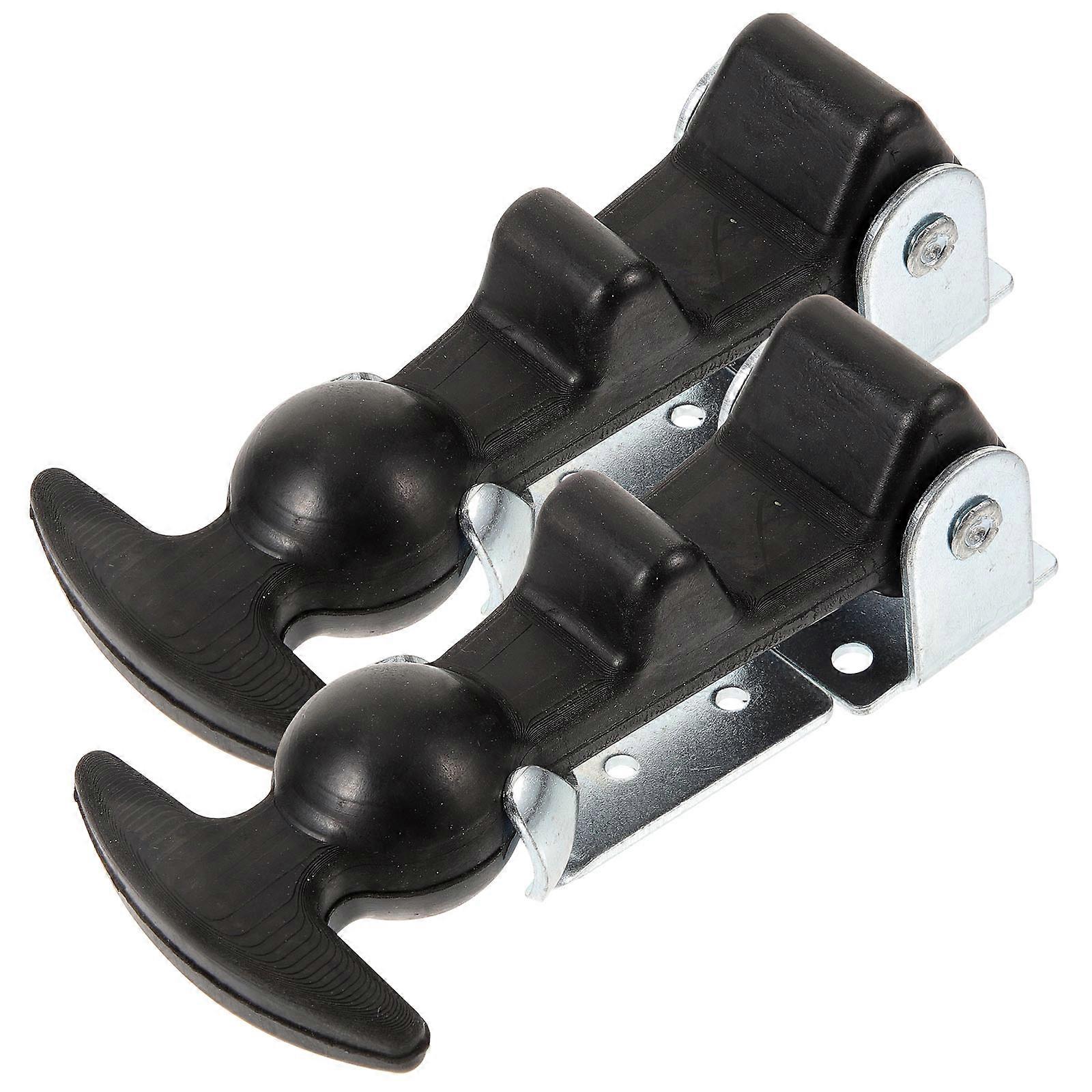2Pcs Flexible T-Handle Latch Draw Latch For Garden Equipment With Locking Mechanism In Durable Rubber Material