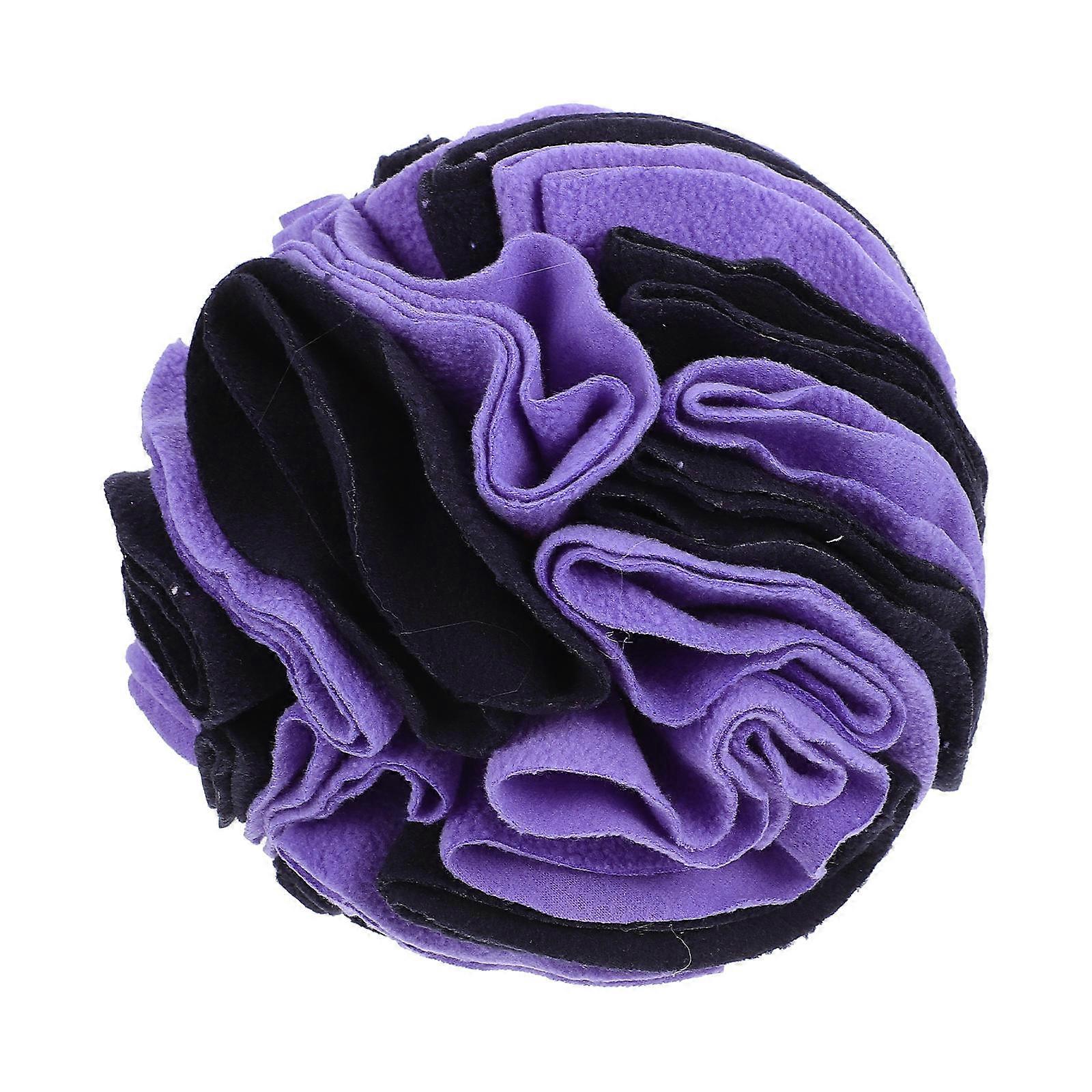 Pet Chew Toy For Dogs 20x20x20cm Purple Food Storage For Playtime 1Pack