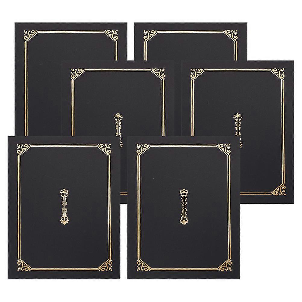 Legal Document Holder A4 Size For Graduation Events Multi Color Award Presentation 6Pcs