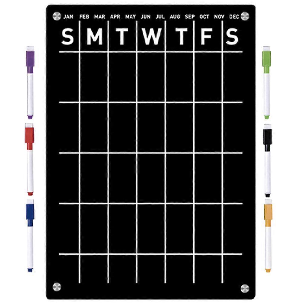 Magnetic Planner Board Schedule Board For Home And Office Use 29.7X21Cm Erasable Functionality 1 Set