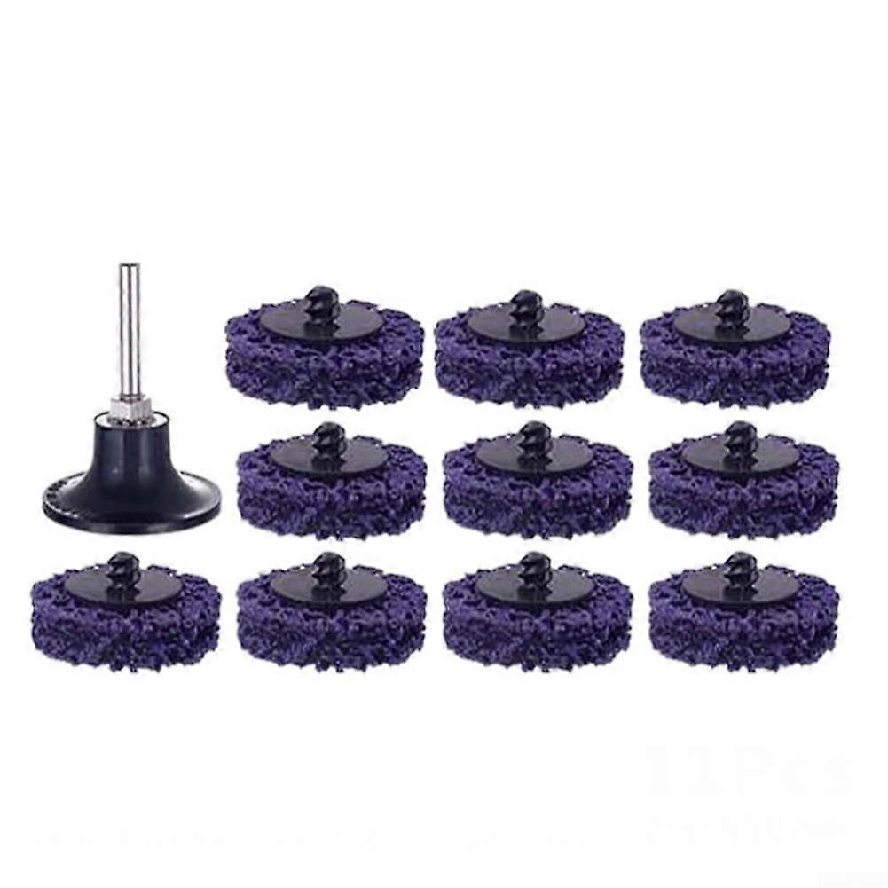 Rust Remover Wheel Discs Set 10 Pcs Grinding Tools for Efficient Finishing