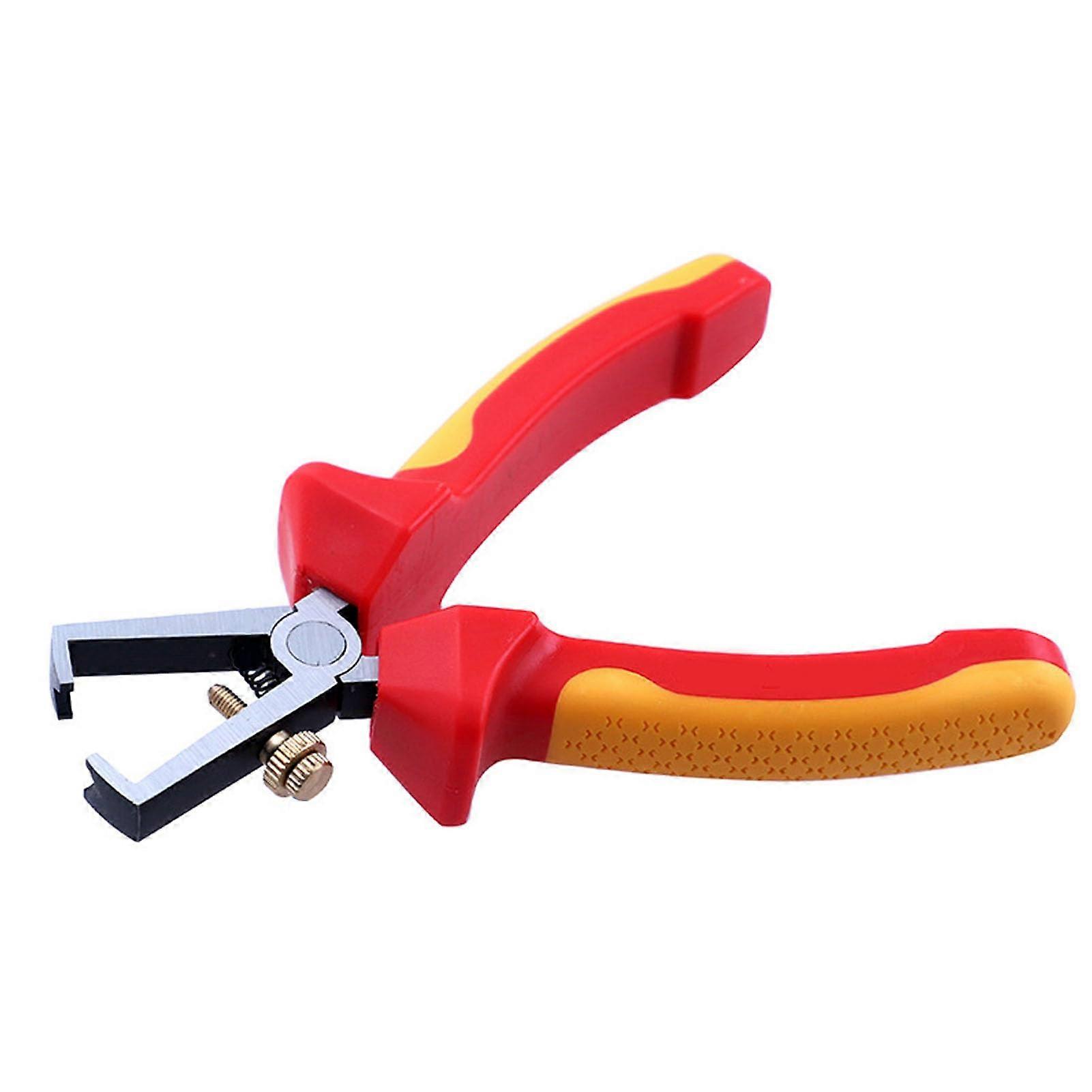 6in Wire Stripper Tool - 1000V Insulated High Voltage Wire Cutter - Multi-Function for Electricians and DIY Projects