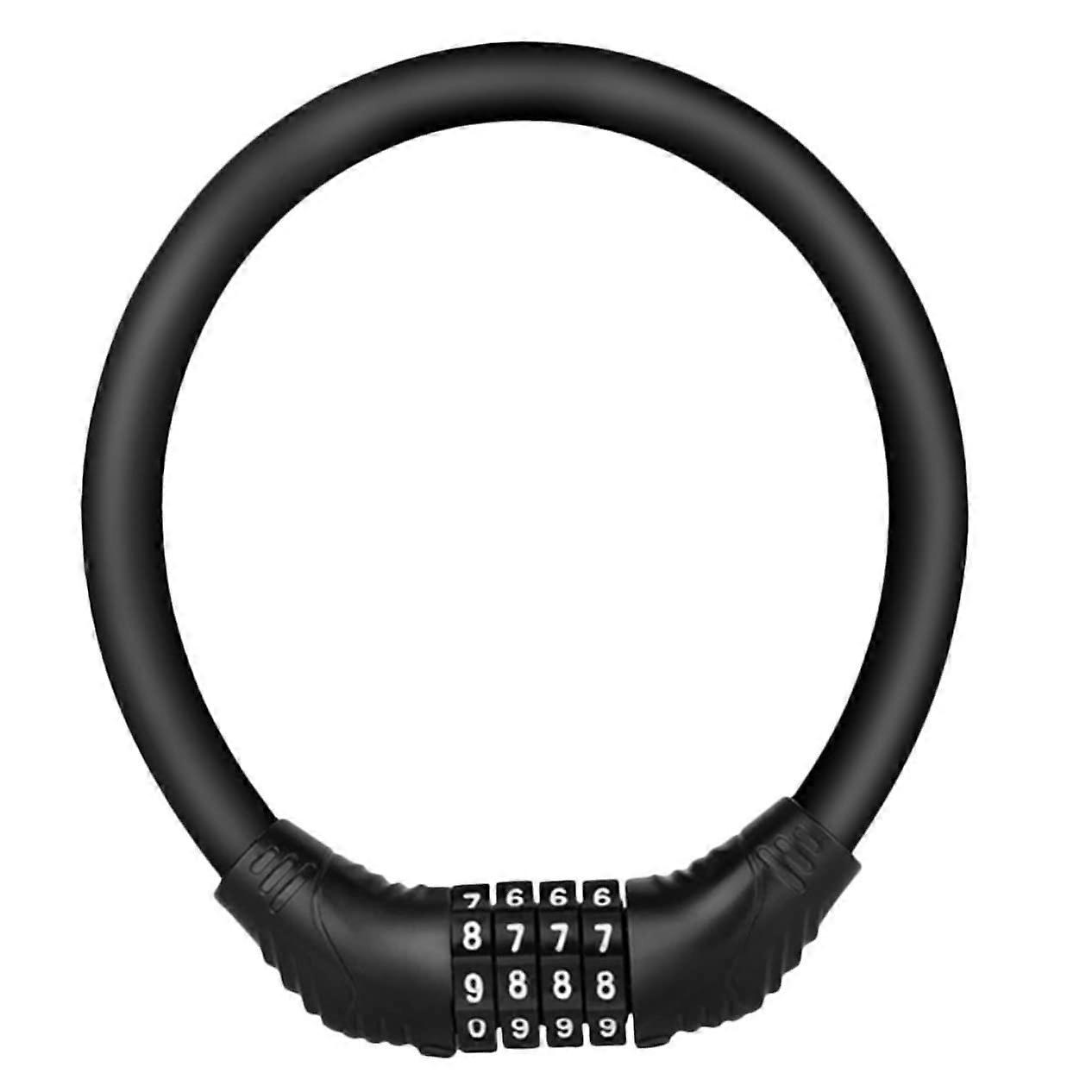 1 Piece Portable Combination Lock for Bicycles, Safety Padlock with Password Protection for Bikes, Scooters, and Strollers