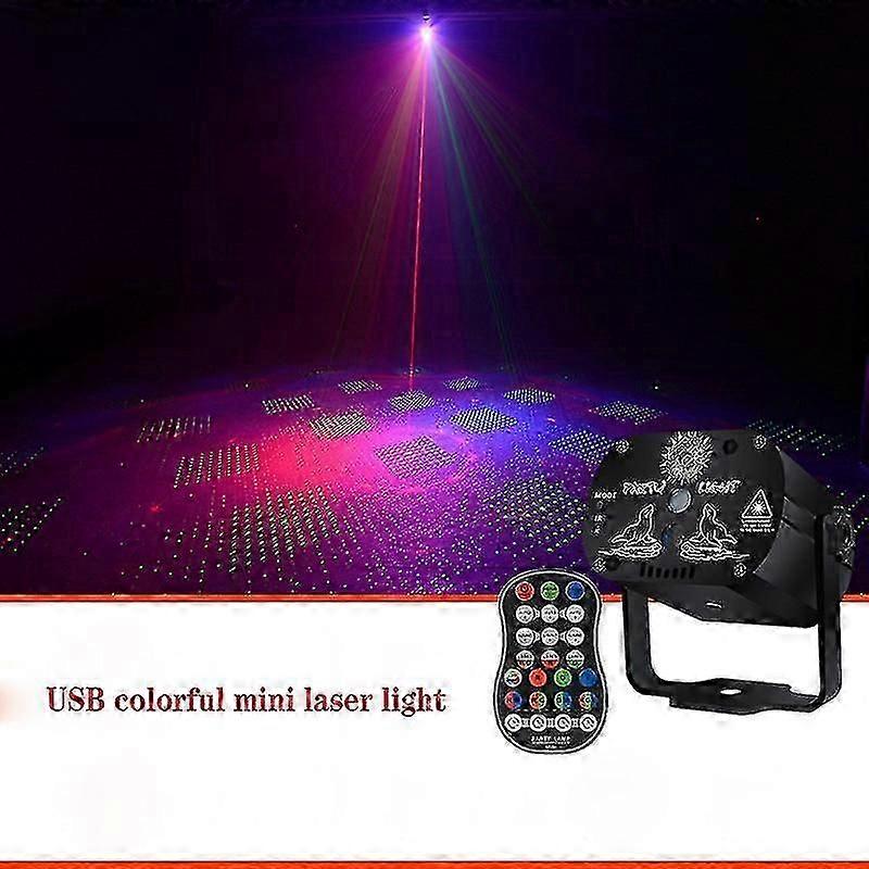 Mini DJ USB Strobe Light Projector for Home Parties and Events