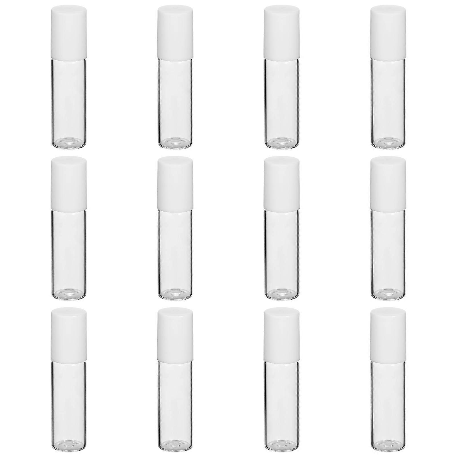 48 Pcs Refillable Roller Bottles For Essential Oils Travel Use Cylindrical Design Portable Application