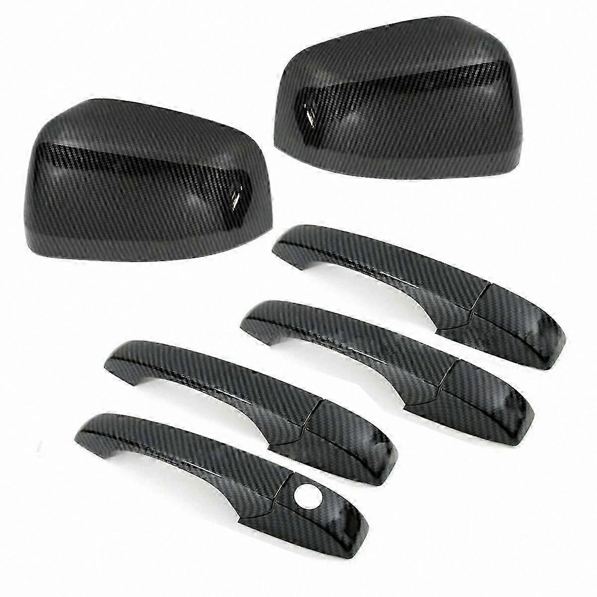10-Piece Door Handle Cover and Mirror Trim Kit for SUV Models 2011-2020