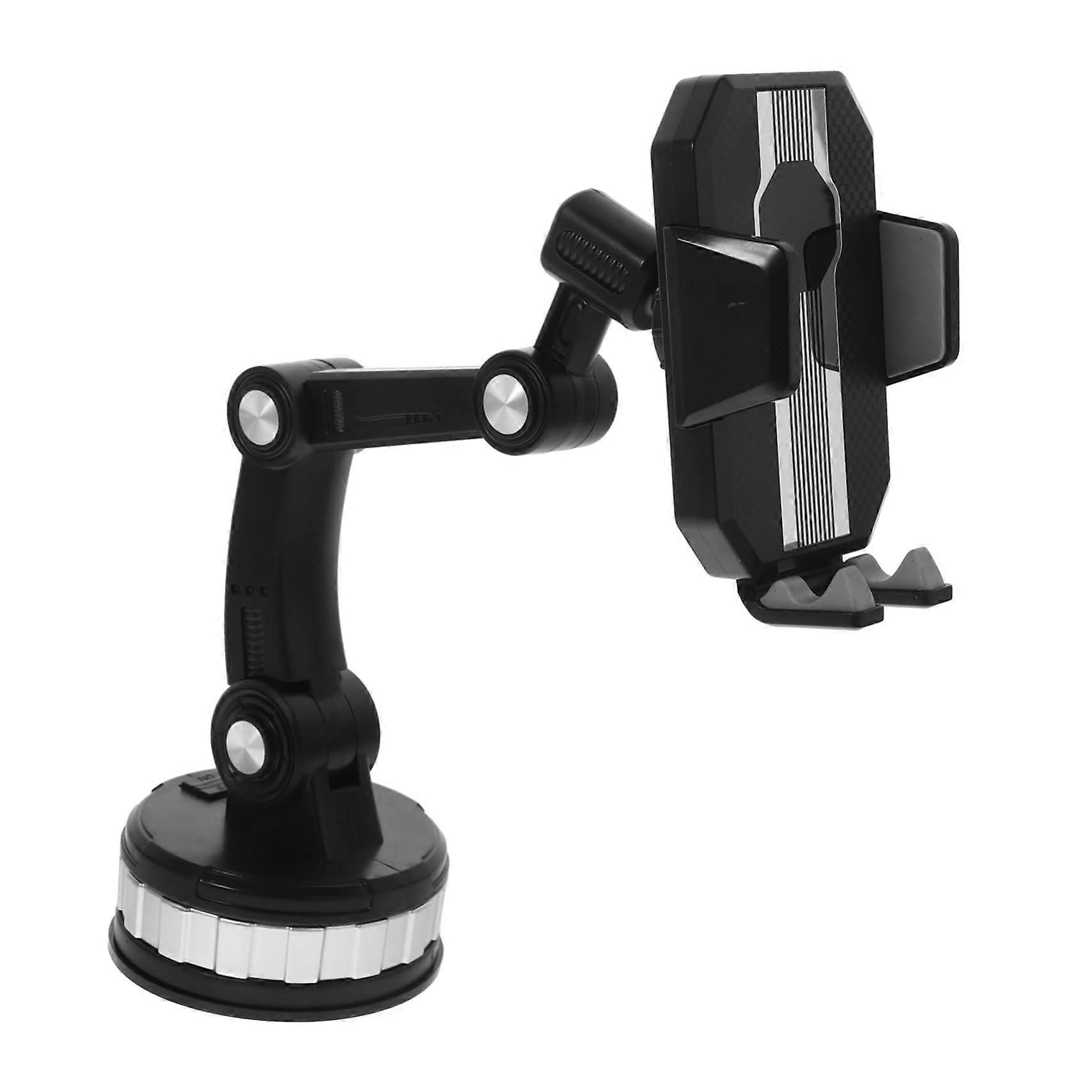 Car Phone Holder With Strong Suction Cup Durable Material Easy Installation Smartphone Compatibility Safe Navigation