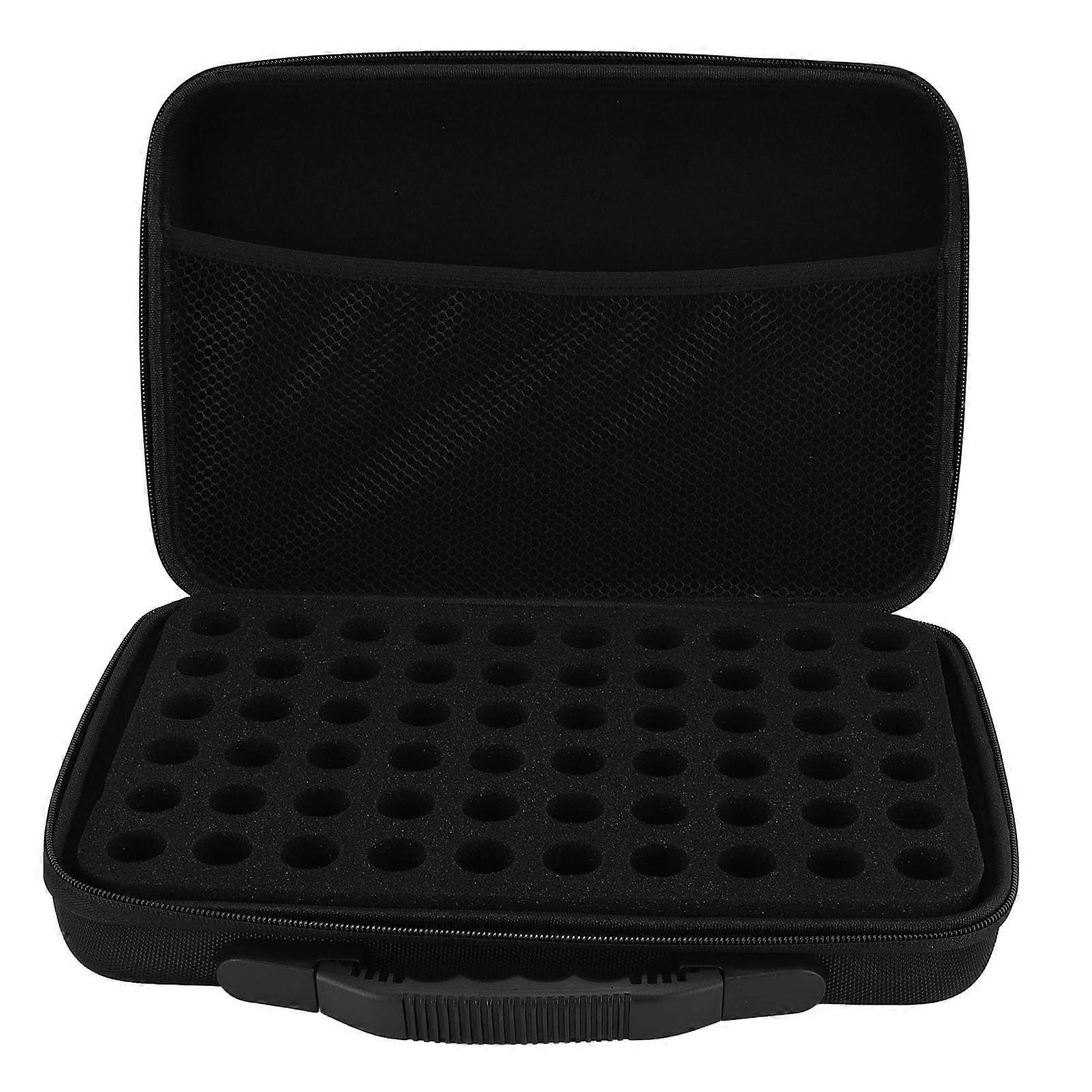 Carrying Case for Alcohol Ink, Hard Shell, Organizer for 60 Bottles for Craft Paint, Portable Miniature Paint Container for Artists