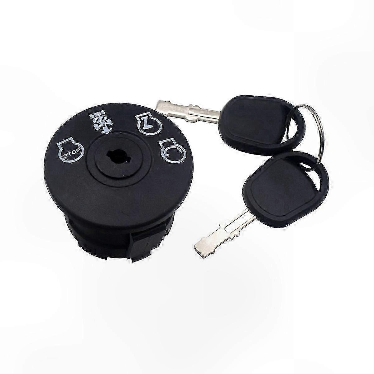 4-Position Ignition Switch with Key for Lawn Mower Tractor Replacement 193350 532193350
