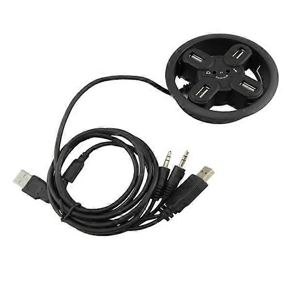 Office Computer 4 Port USB 2.0 Splitter High Speed Hub Converter for PC Laptop