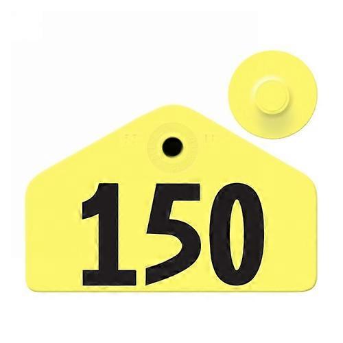 Allflex Allflex Global Tamperproof Numbered Hog Tags Yellow, 1 Count