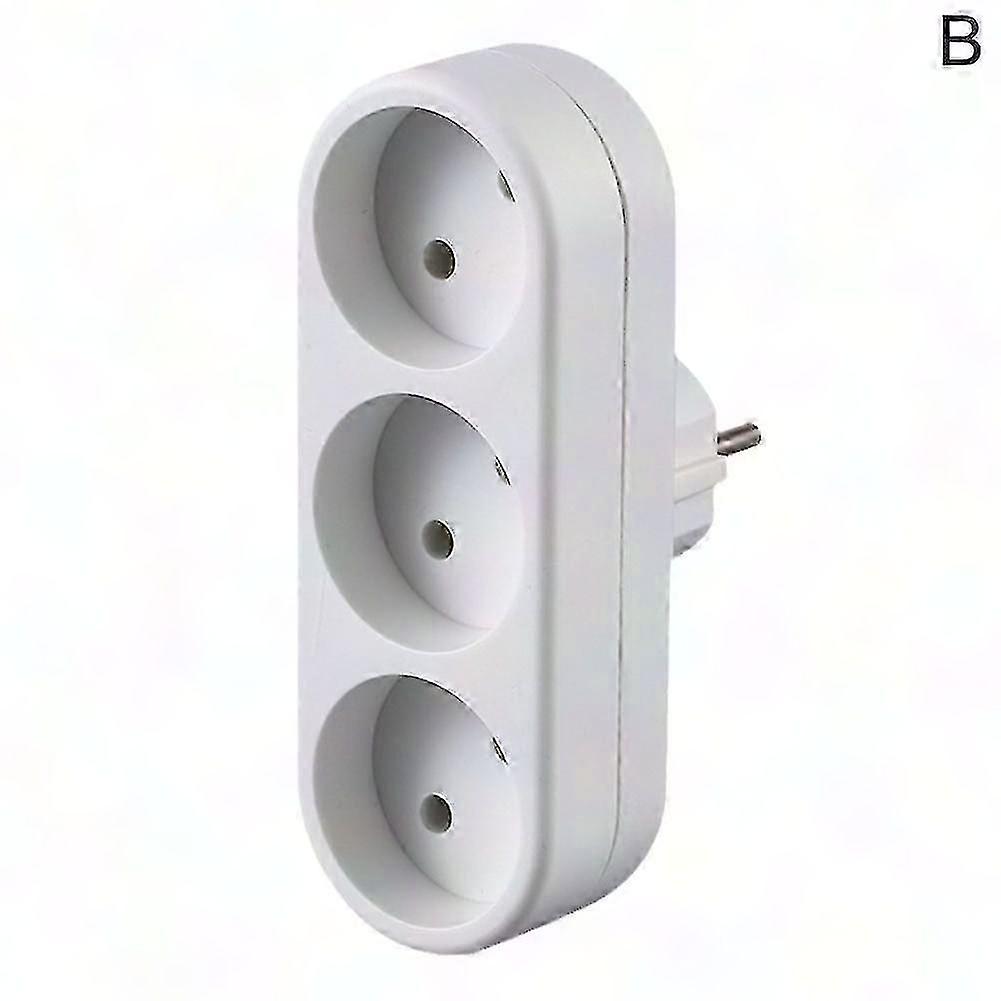 EU Stikkontakt Adapter Plugg Forlengelse Strømuttak Omformer 3500W