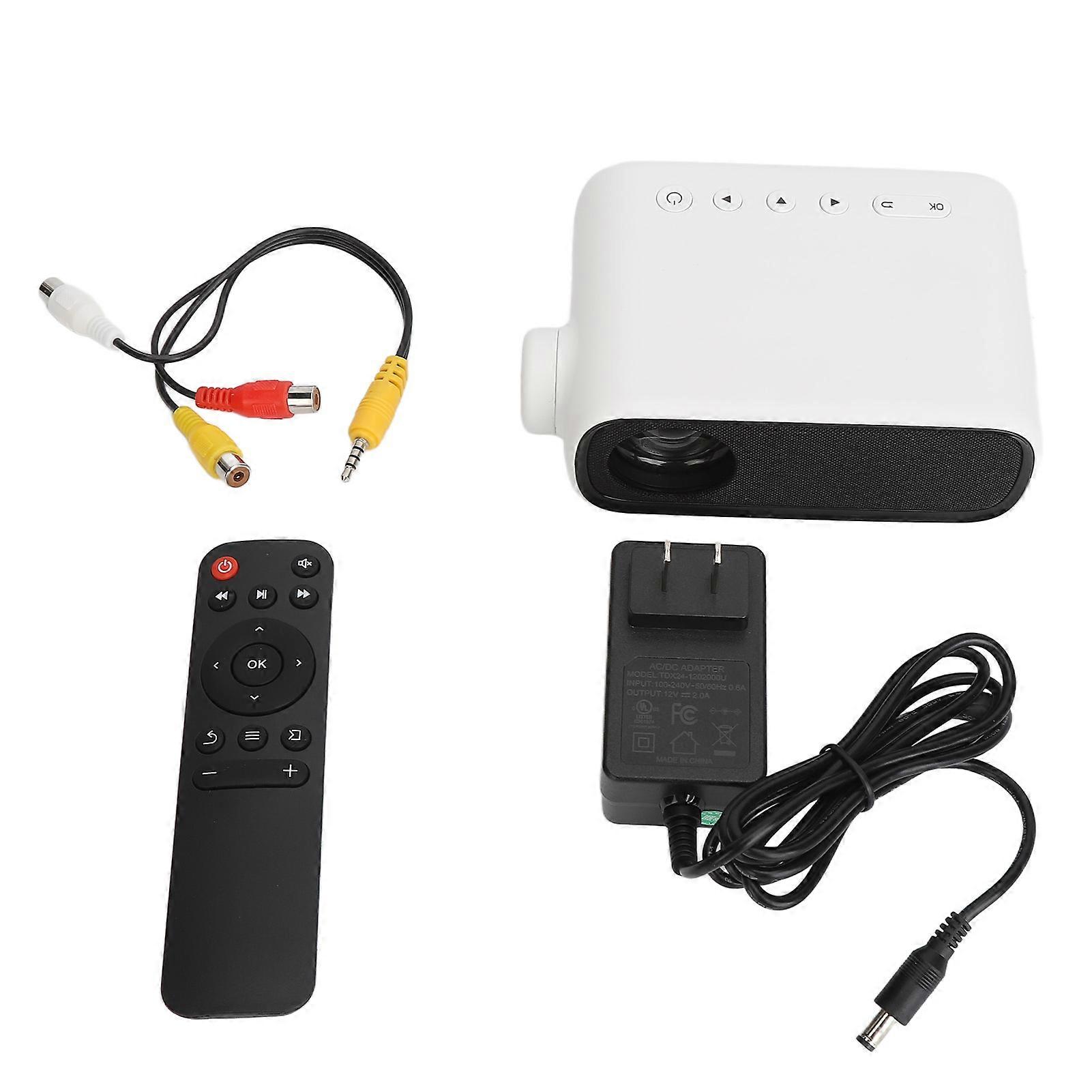 Mini Projector 1080P LED Home Projector 50-150in Projection with Remote Control