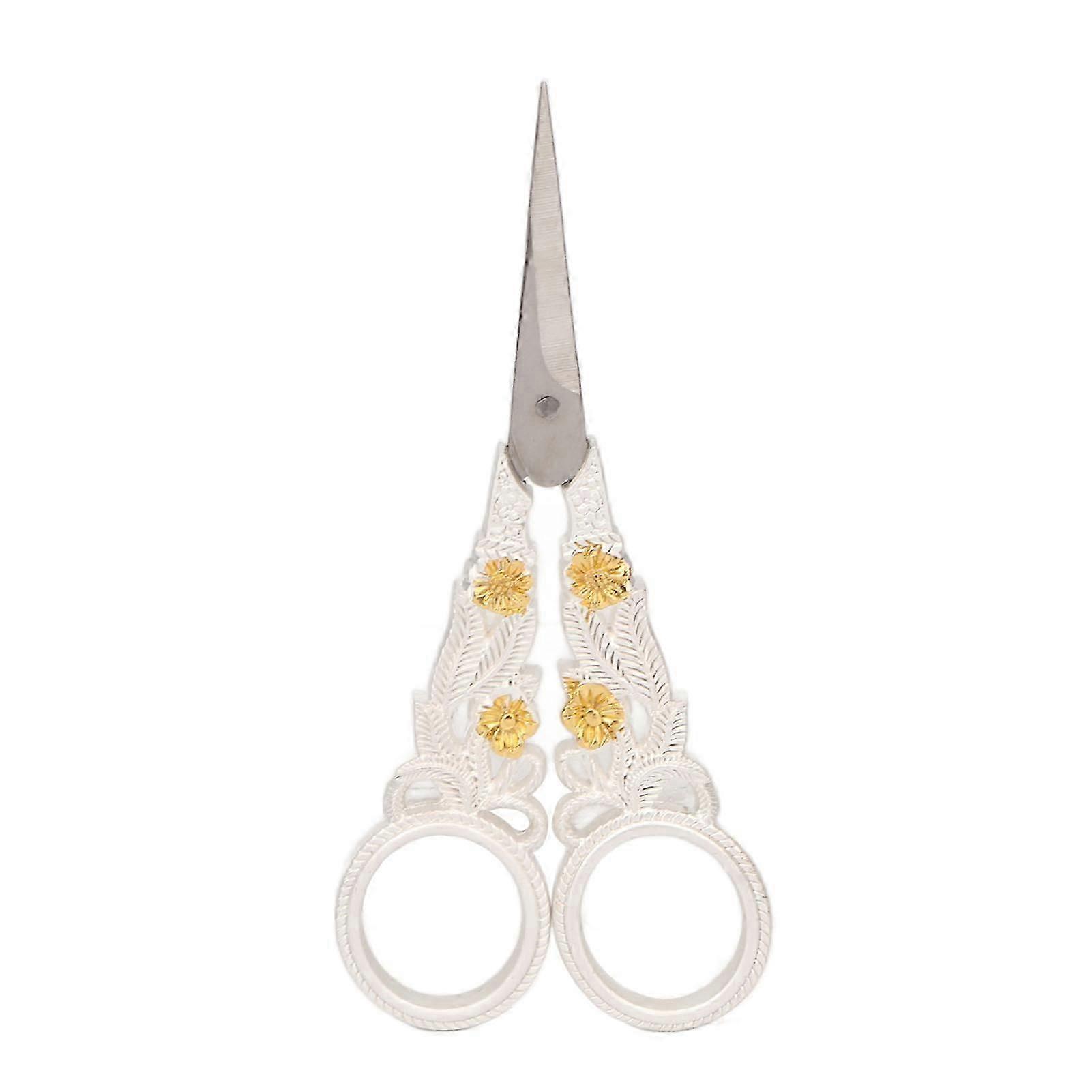 Embroidery Scissors Comfortable Handle Fine Workmanship Portable Scissors for DIY Crafts Knitting Thread Cutting