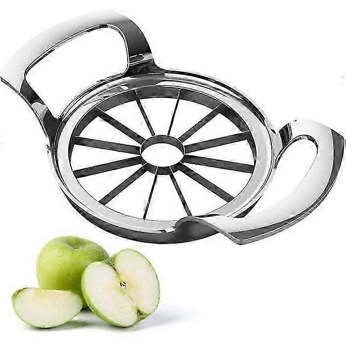 Stainless Steel Apple Slicer, 12 Blade Apple Corer, Heavy Duty Fruit Slicer, Sharp Apple Cutter