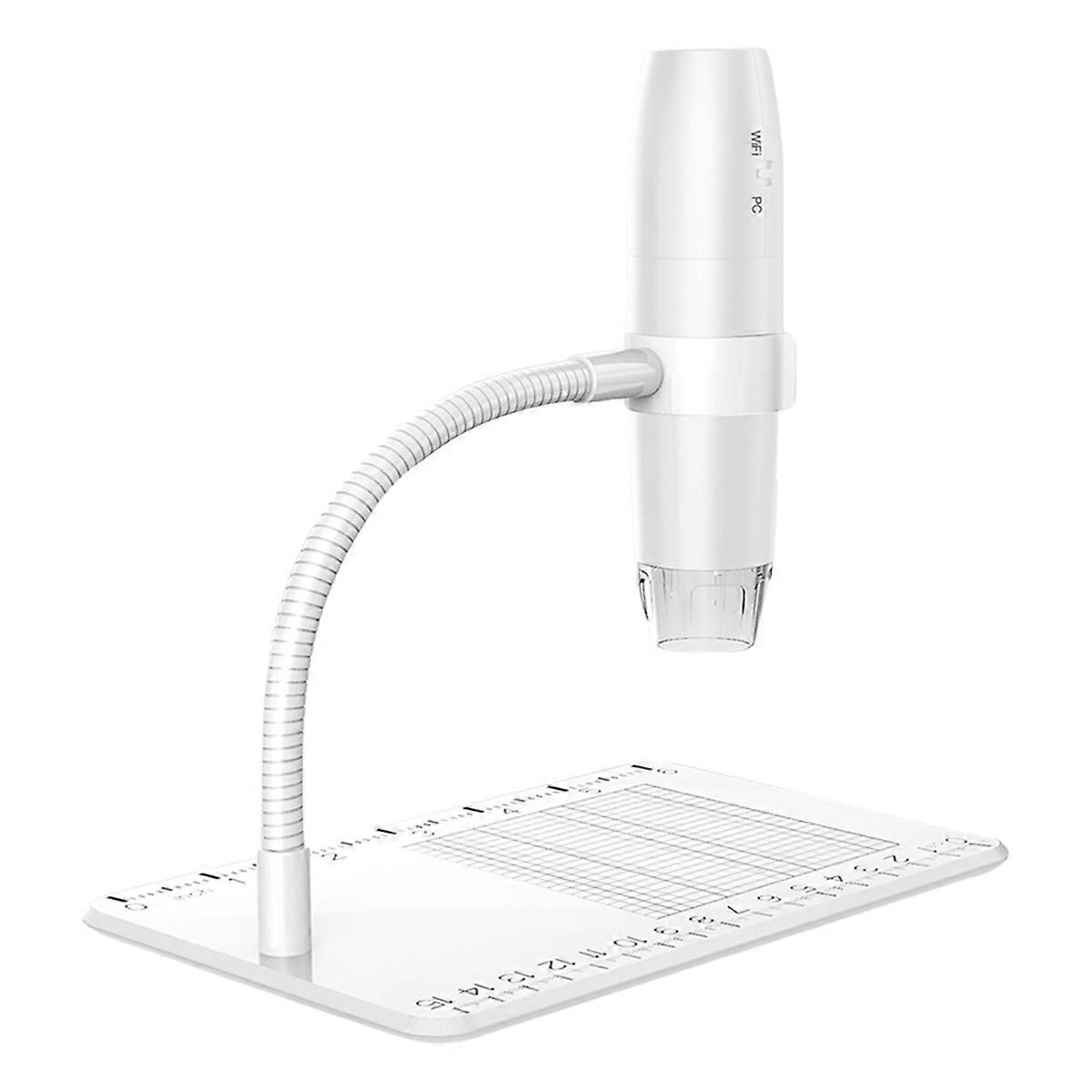 1000X WiFi USB Digital Microscope 4.3inch Screen Electronic 1080P Soldering Coin Microscope with 8 LED Light White