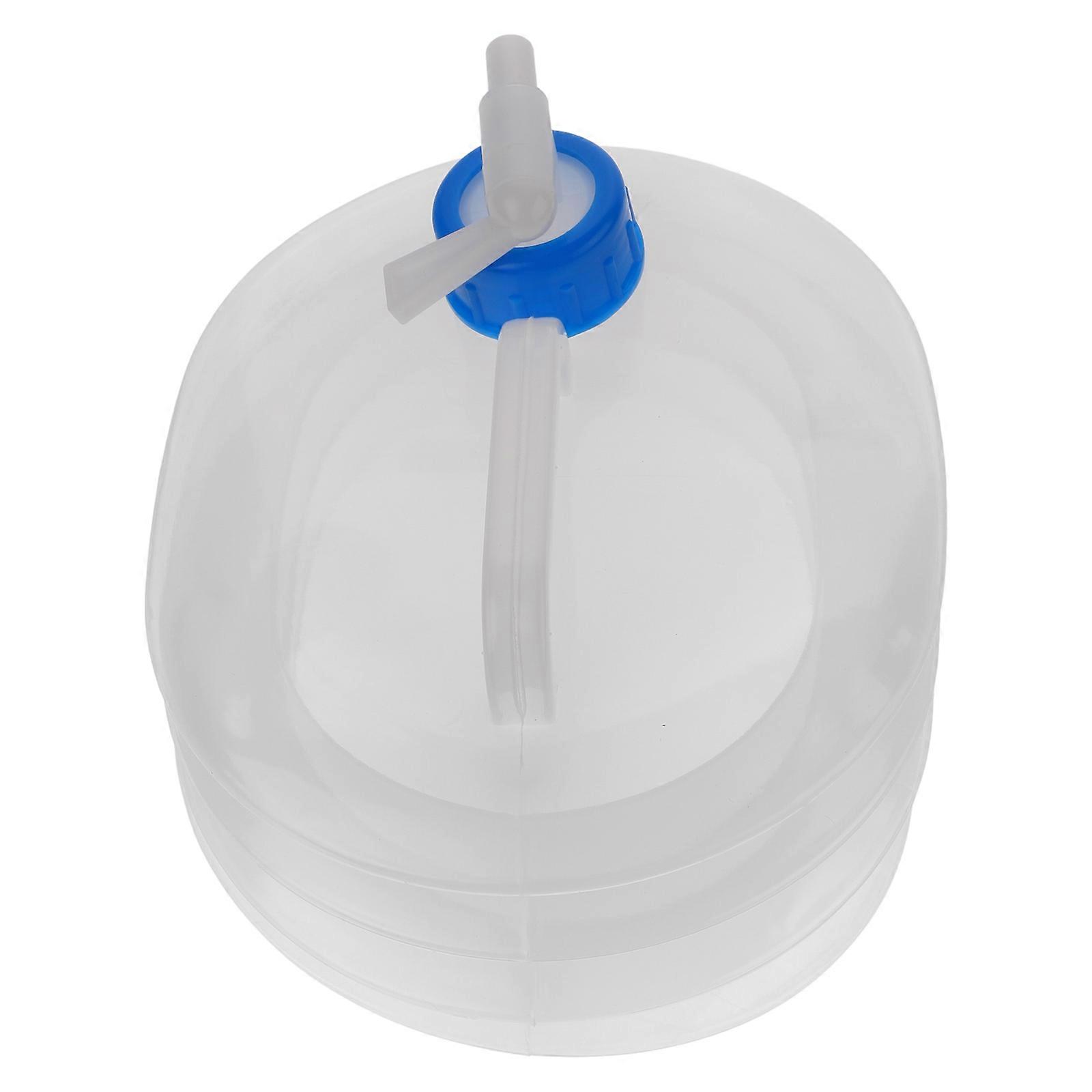 Foldable Water Jug Camping Portable Collapsible Bucket Transparent 3L Water Storage Container 1Pack