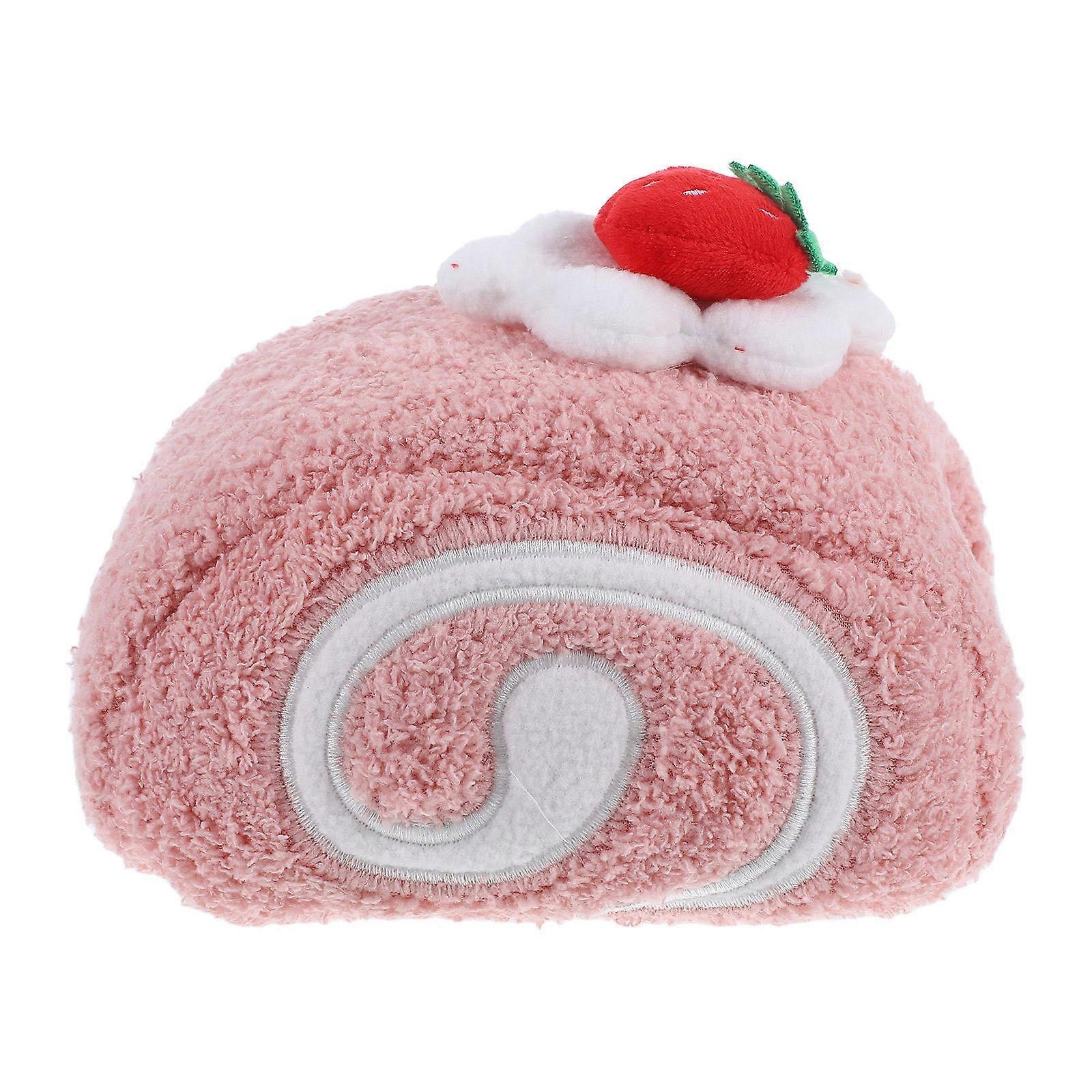 Pink Cotton Hamster Hideaway House for Pet with Swiss Roll Design Comfortable Warm and Easy to