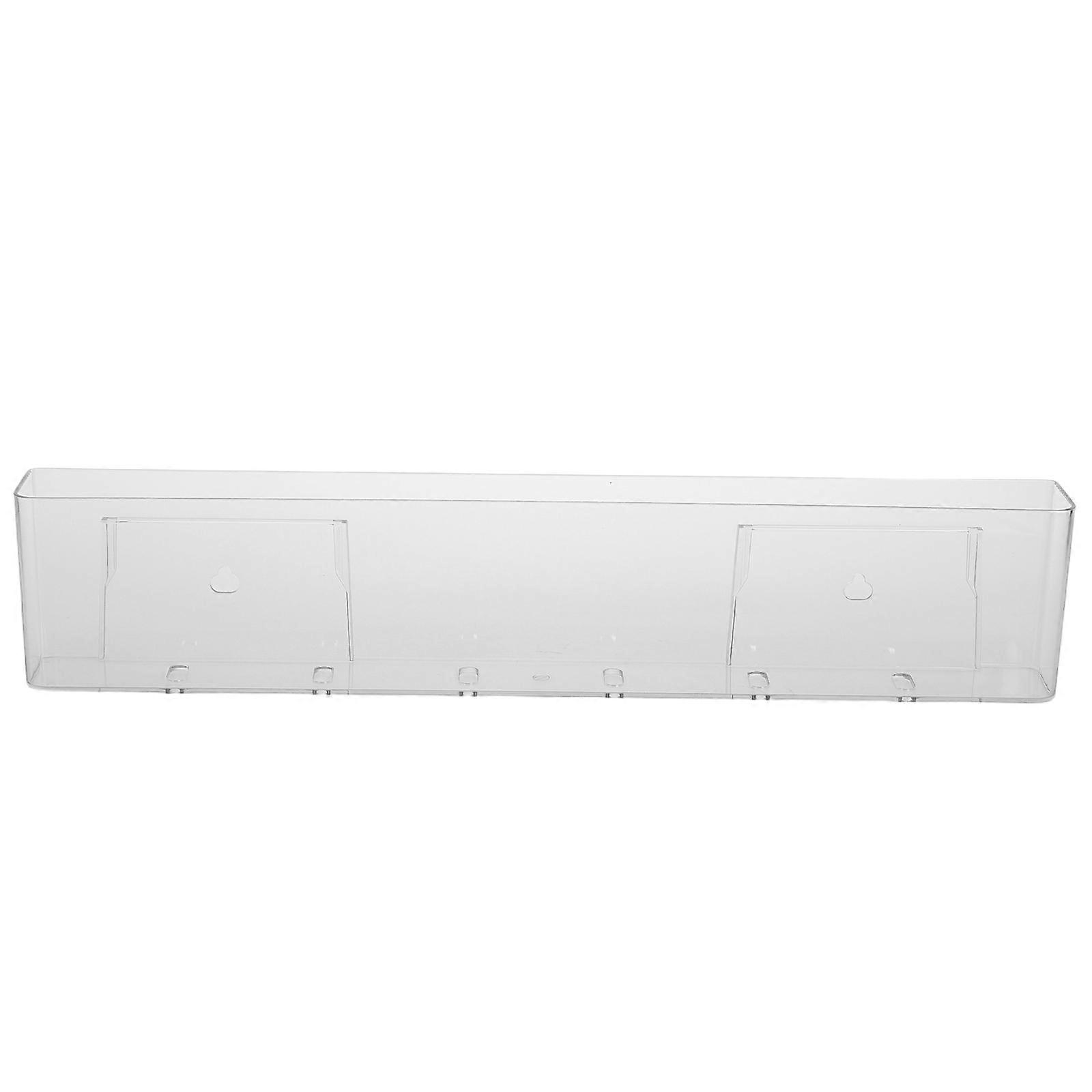 Front Facing Bookshelf Wall Mounted For Kids Rooms Transparent Slim Design Space Saving 17.7×3.9×1.8in Door Placement 2Pcs