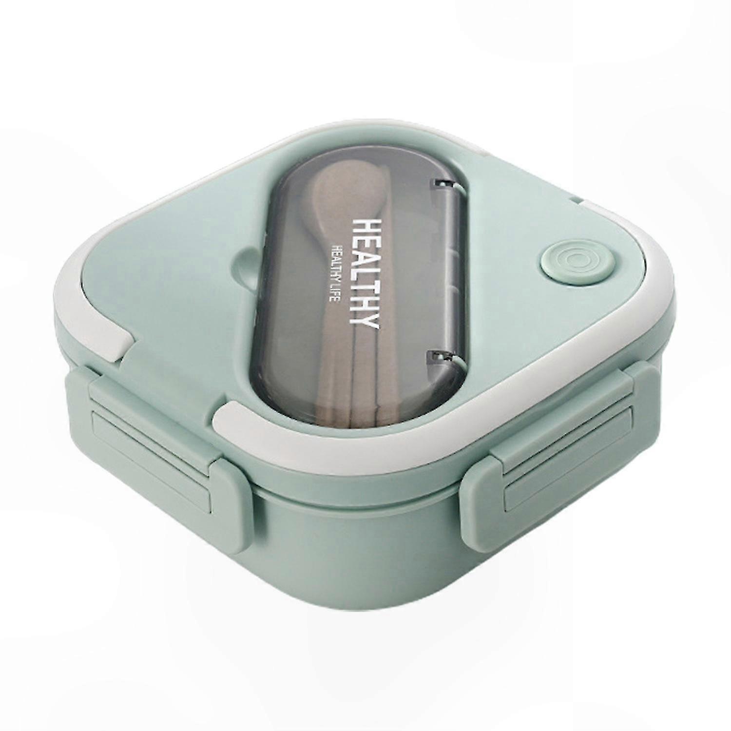 1300ML 3-Compartment Microwaveable Food Storage Container with Cutlery for Kids School Lunch Bento Box Portable Meal Prep Kit