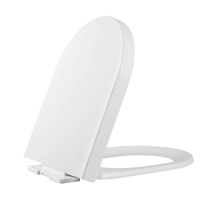 WC-Sitz, BR-Vie WC-Schüssel mit Soft-Close-Funktion, WC-Sitz mit Schnellverschluss, WC-Sitz von oben, antibakterieller Kunststoff (U-Typ)