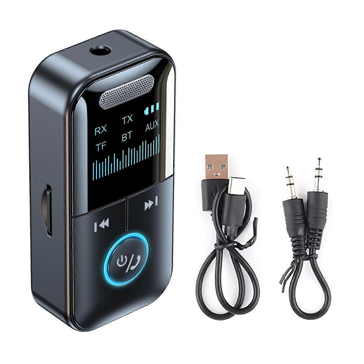 Bluetooth 5.4 Wireless Audio Receiver 4 in 1 Bluetooth Audio Adapter for Home Audio Speaker(Black)