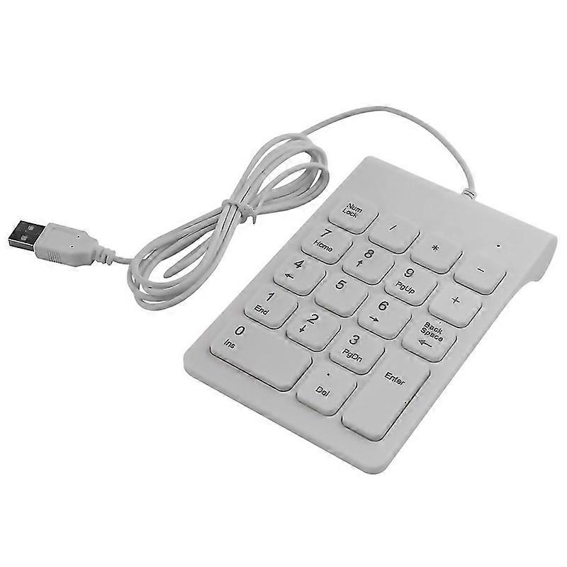 For Mini Usb Wired Numeric Keypad Numpad 18 Keys Digital Keyboard For Accounting Teller Laptop Windo