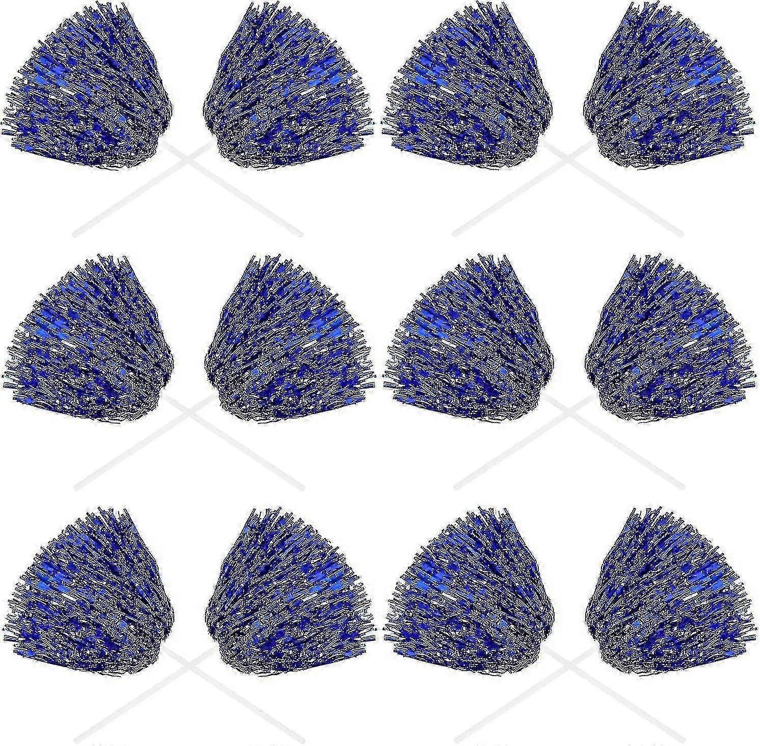 24 Pack Metal Cheerleading Pom Pom 12 polegadas Cheerleader Pom Poms Com Baton-YUHAO