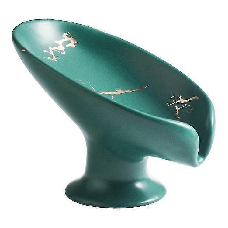 Soap Holder Ceramic Leaf Shape,Self Draining Soap Holder Keep Soap Dry 2025