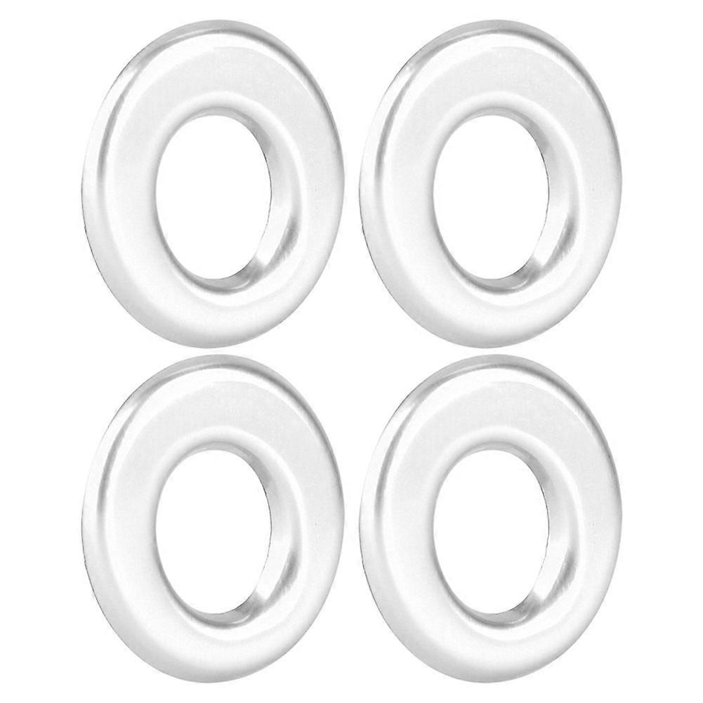 4pcs Door Lift Lock Pin Knobs Rings Trim Cover Fit for Benz GLa GLC New C Class E Class(Silver)