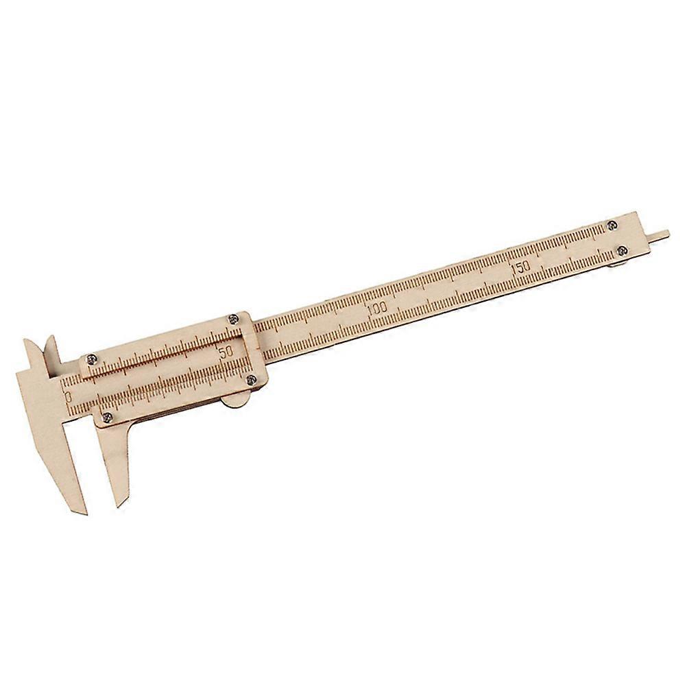 Wood Ruler for Math Learning 5Pcs Clear Printing Wooden Measuring Tools