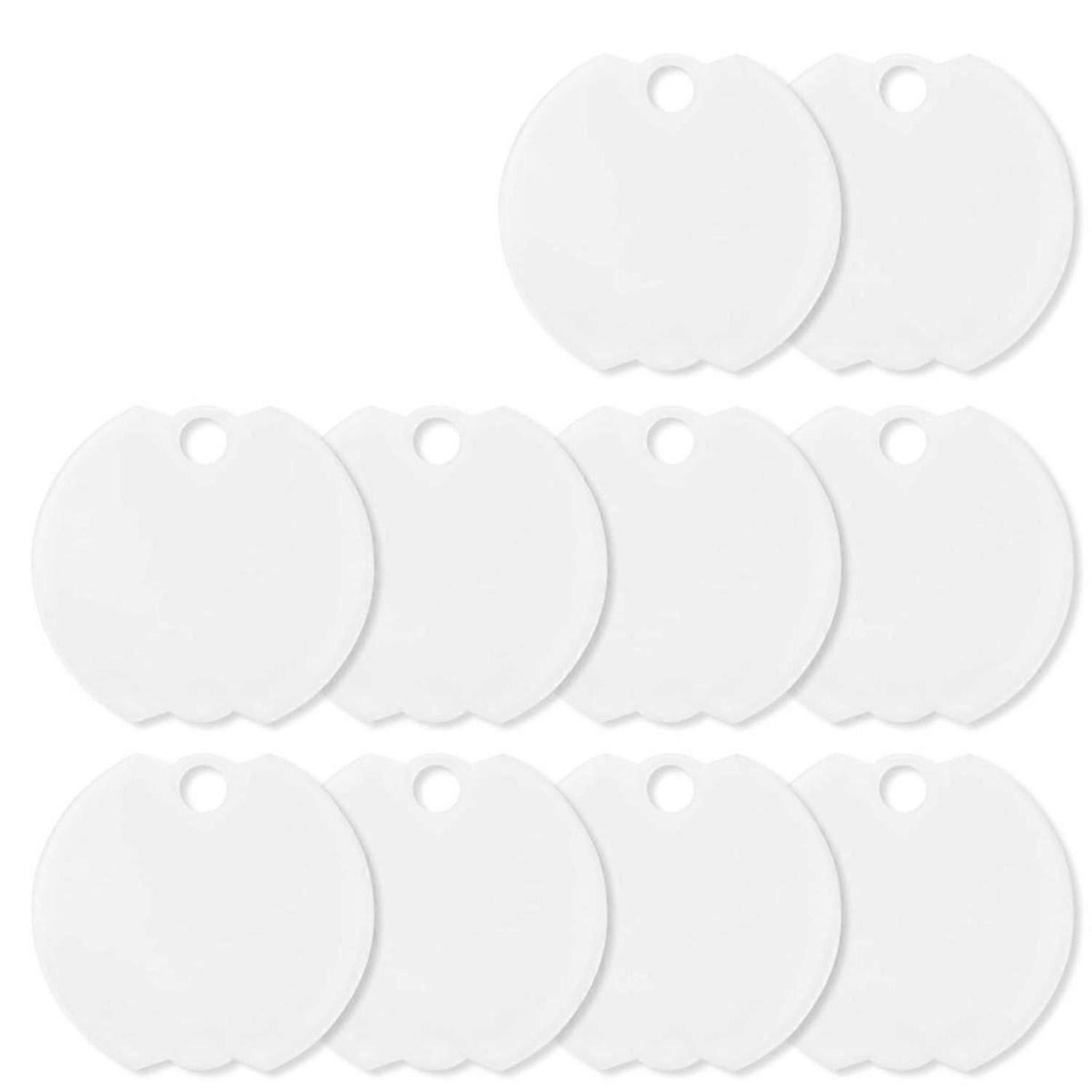 10 Pcs Sublimation Acrylic Name Plate Blanks, Name Tag for 40 oz