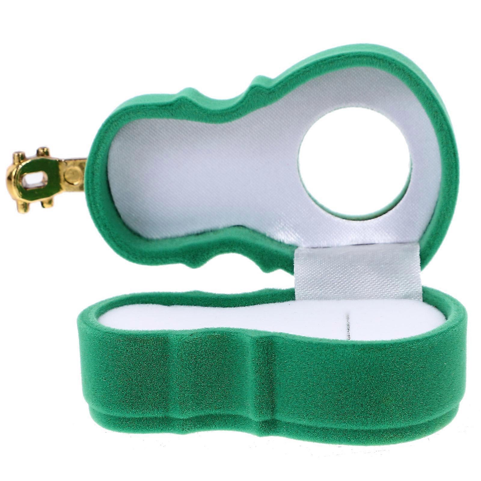 Flannel Ring Storage Box for Jewelry Storing 2Pcs Creative Violin Ring Boxes