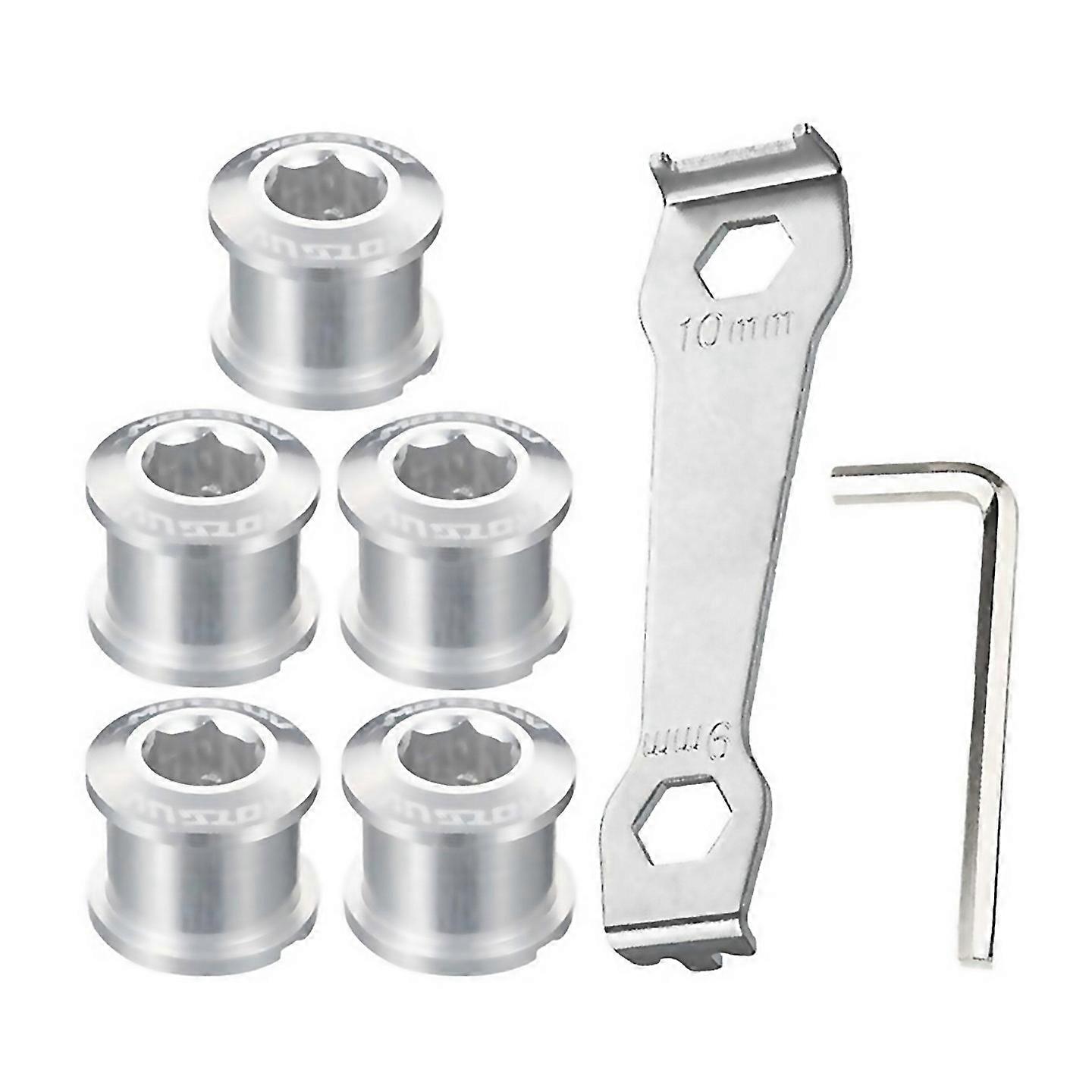 For Mountainous Bicycle Disc Nail Singlespeed Sprocket A Silver