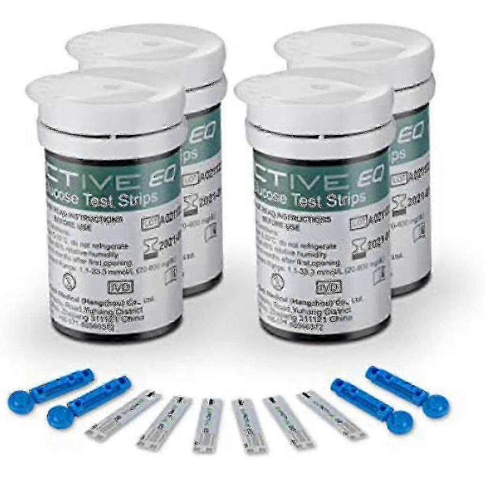 Exactive EQ Impulse Blood Glucose Test Strips and Lancets, 100 Each - mmol/L