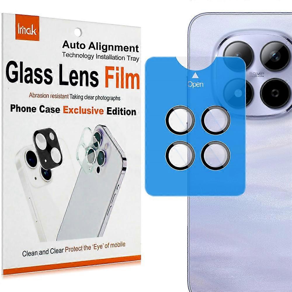IMAK Compatible For Xiaomi Redmi Note 15 Pro 5G / Note 15 Pro+ 5G Tempered Glass Camera Lens Protector with Self Positioning Frame